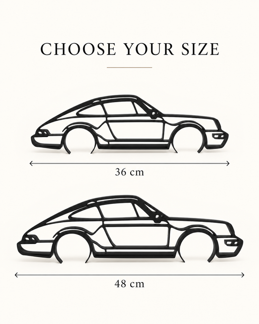 Porsche 911 Carrera Car Wallpaper & Hanger - Home Decor for Auto Lovers