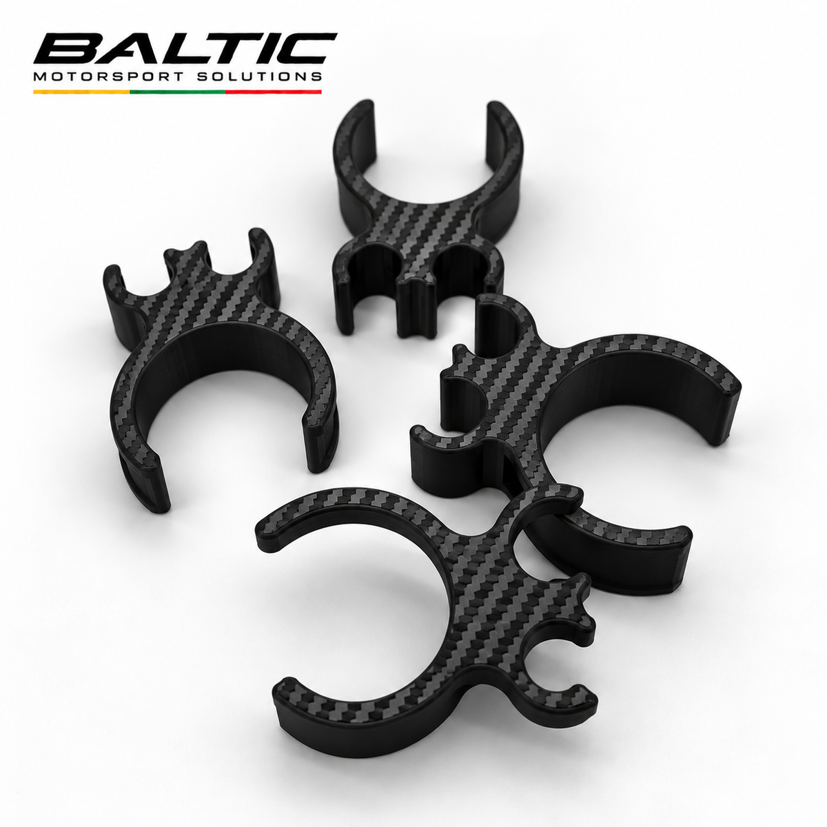 Go Kart Double Fuel Line Clamp For 28, 30, 32mm Chassis