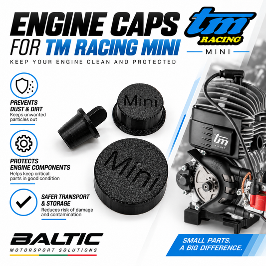 Go Kart Mini Group 3 Engine Caps Set – Exhaust, Intake & Spark Plug Hole Covers