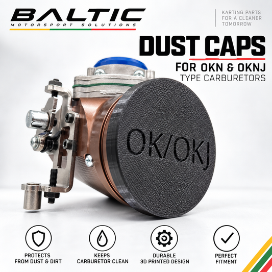 Custom OK / OKN & OKj / OKNJ Carburetor Caps – Unique Upgrade to Prevent Dust