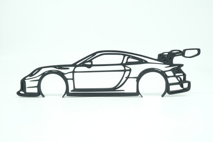 Porsche 911 GT2 RS Clubsport 3D Printed Wall Art, Racing Car Decor, Car Lover Gift