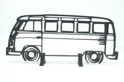 Volkswagen Transporter T1 3D Printed Van Silhouette Wall Art