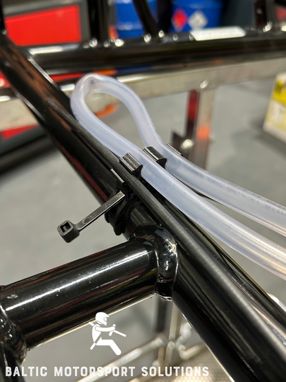 Go Kart Gas Cable & Double Fuel Line Chassis Clips – Fits KZ2 and Return-Line Karting