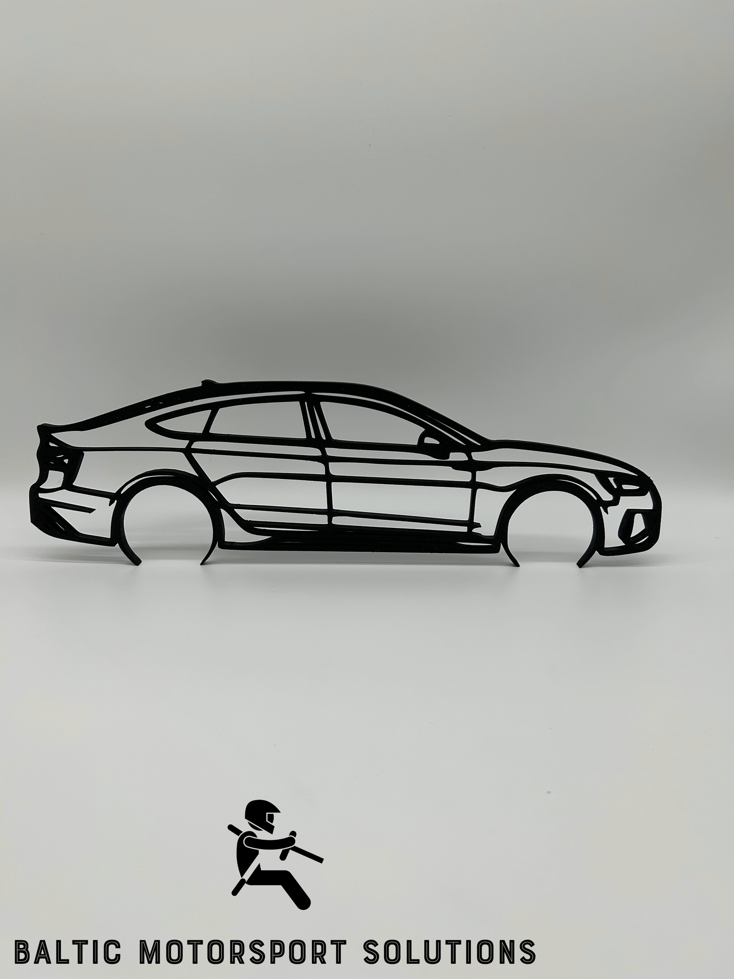 Audi RS5 SportBack 2022 Silhouette 3D Printed Wall Art