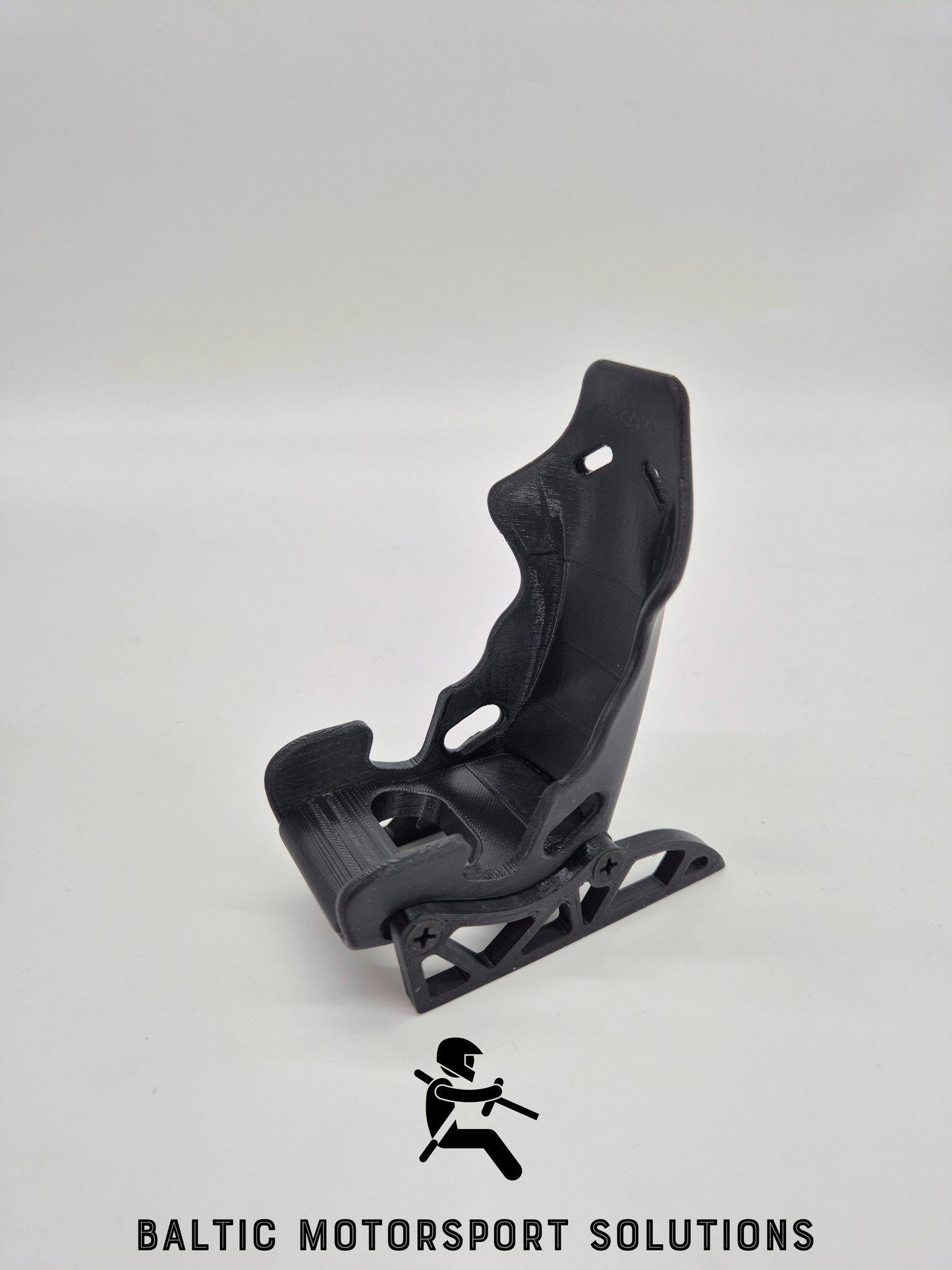 Race Car Seat Desk Phone Holder | Fun Office & Desk Accessory | Adjustable Smartphone Stand
