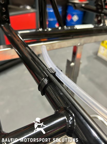 Go Kart Fuel & Throttle Cable Line Clamp Fits 28mm 30mm 32mm Chassis Racing Holder