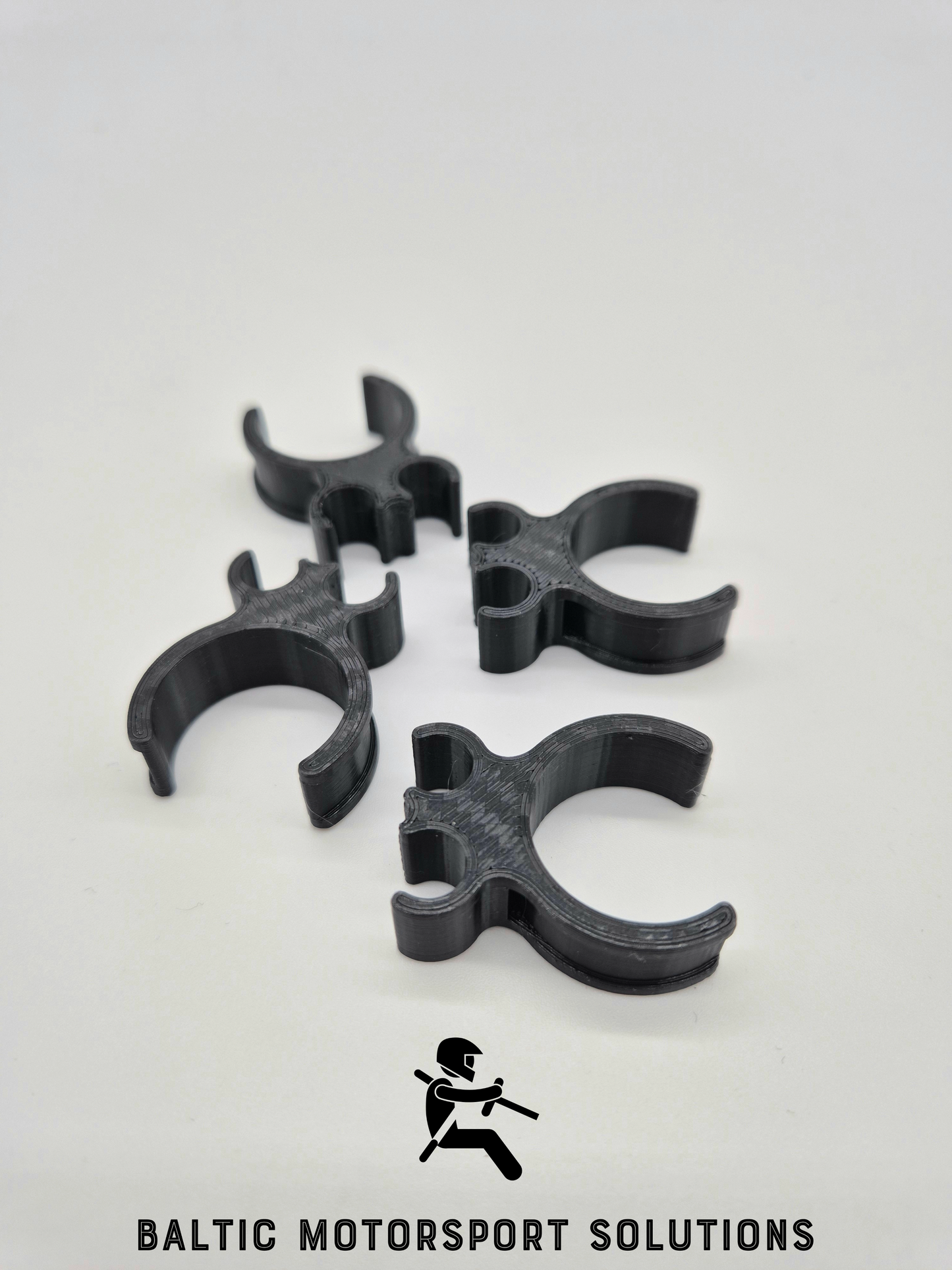 Go Kart Double Fuel Line Clamp For 28, 30, 32mm Chassis