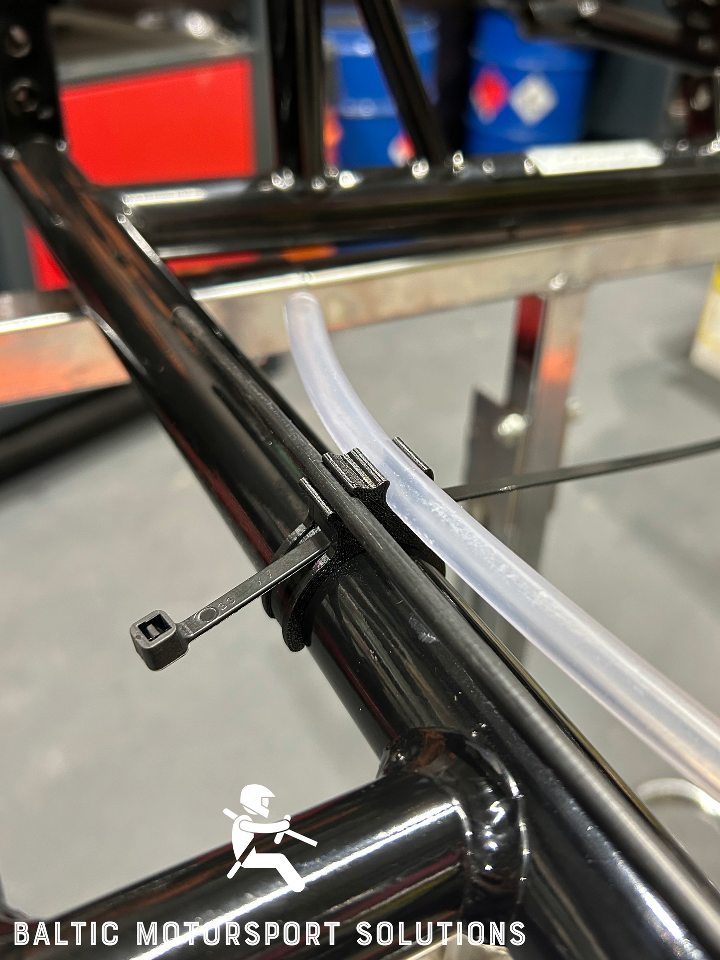 Go Kart Fuel & Throttle Cable Line Clamp Fits 28mm 30mm 32mm Chassis Racing Holder