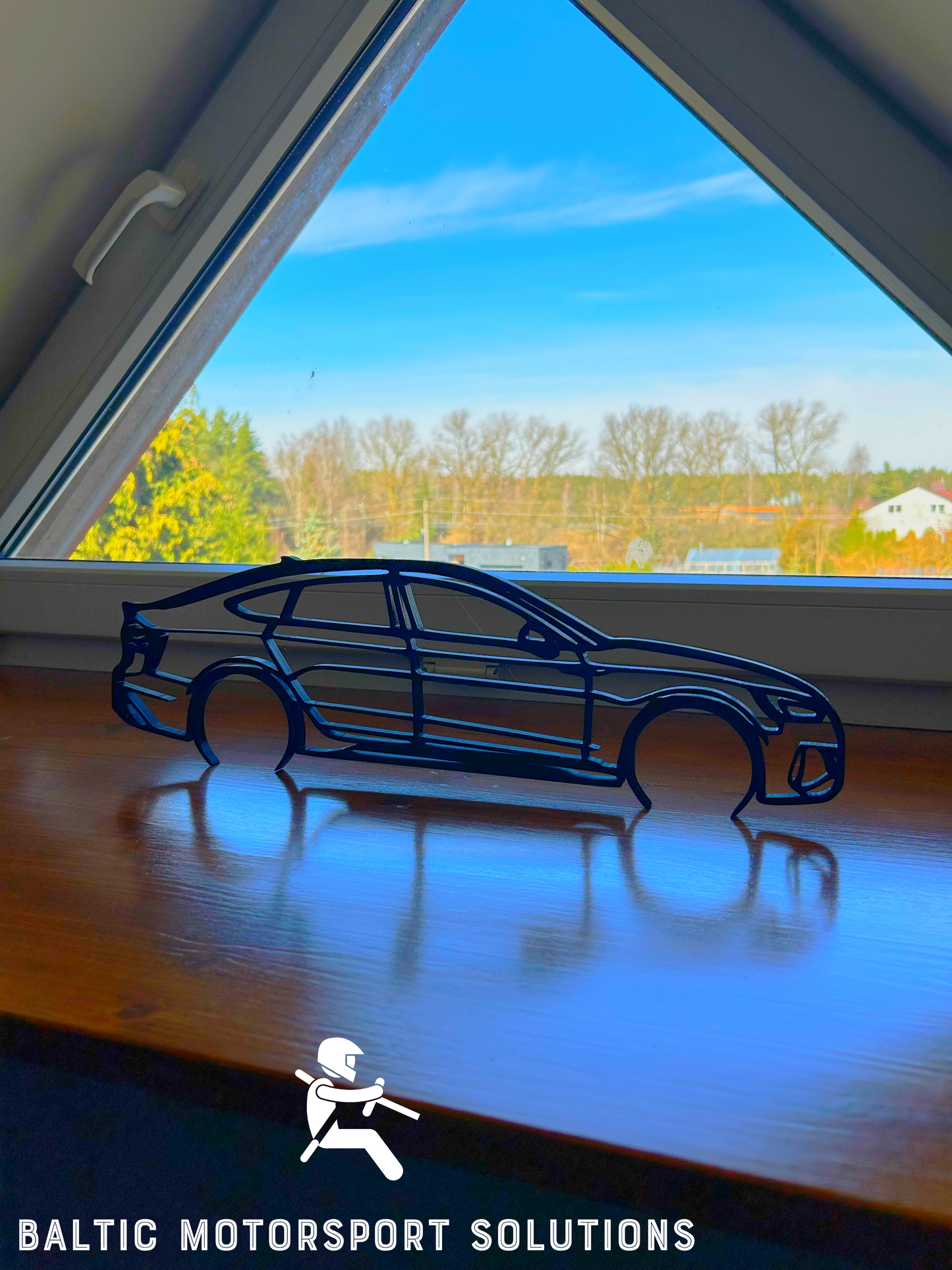 Audi RS5 SportBack 2022 Silhouette 3D Printed Wall Art