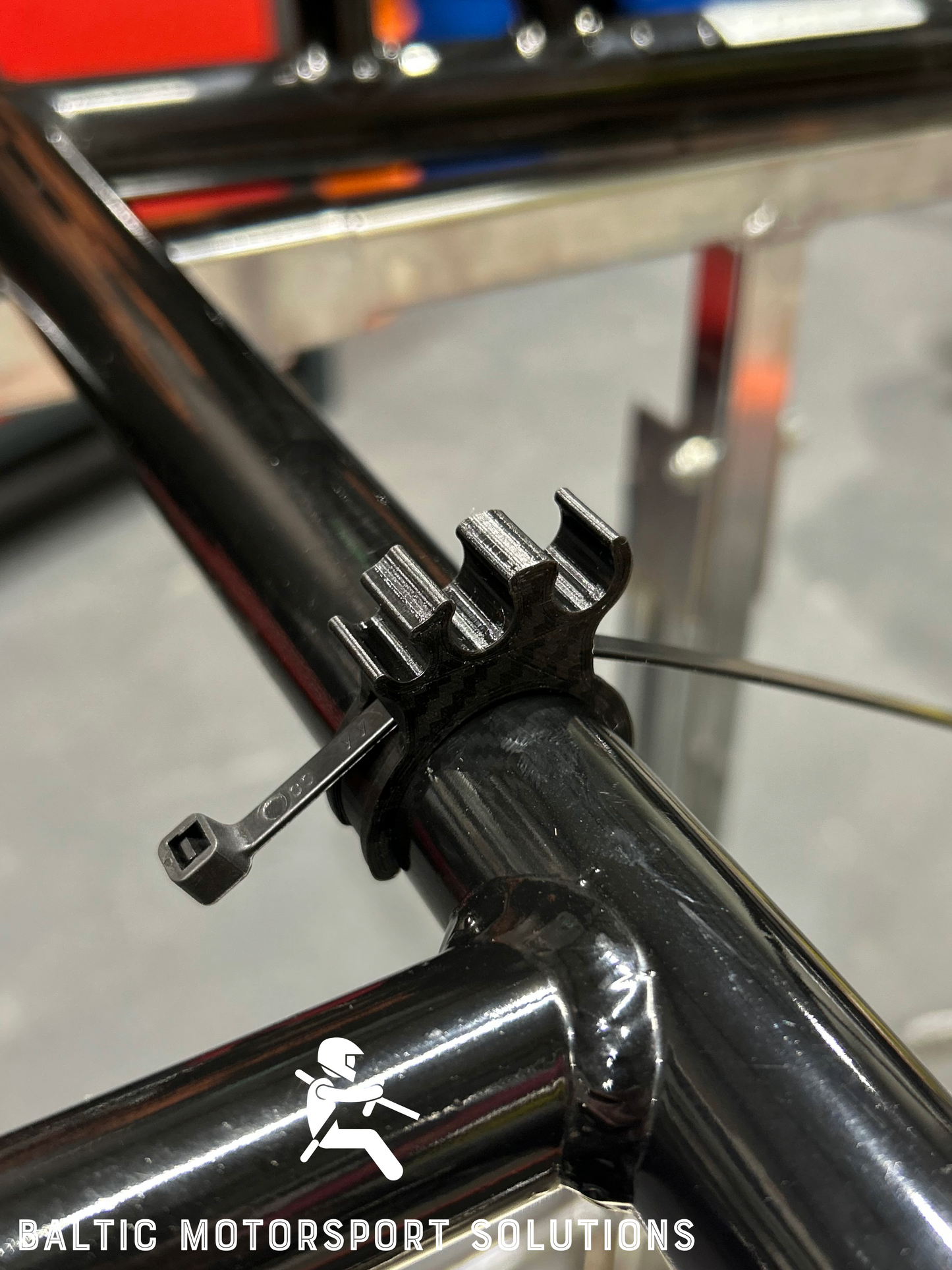 Go Kart Gas Cable & Double Fuel Line Chassis Clips – Fits KZ2 and Return-Line Karting