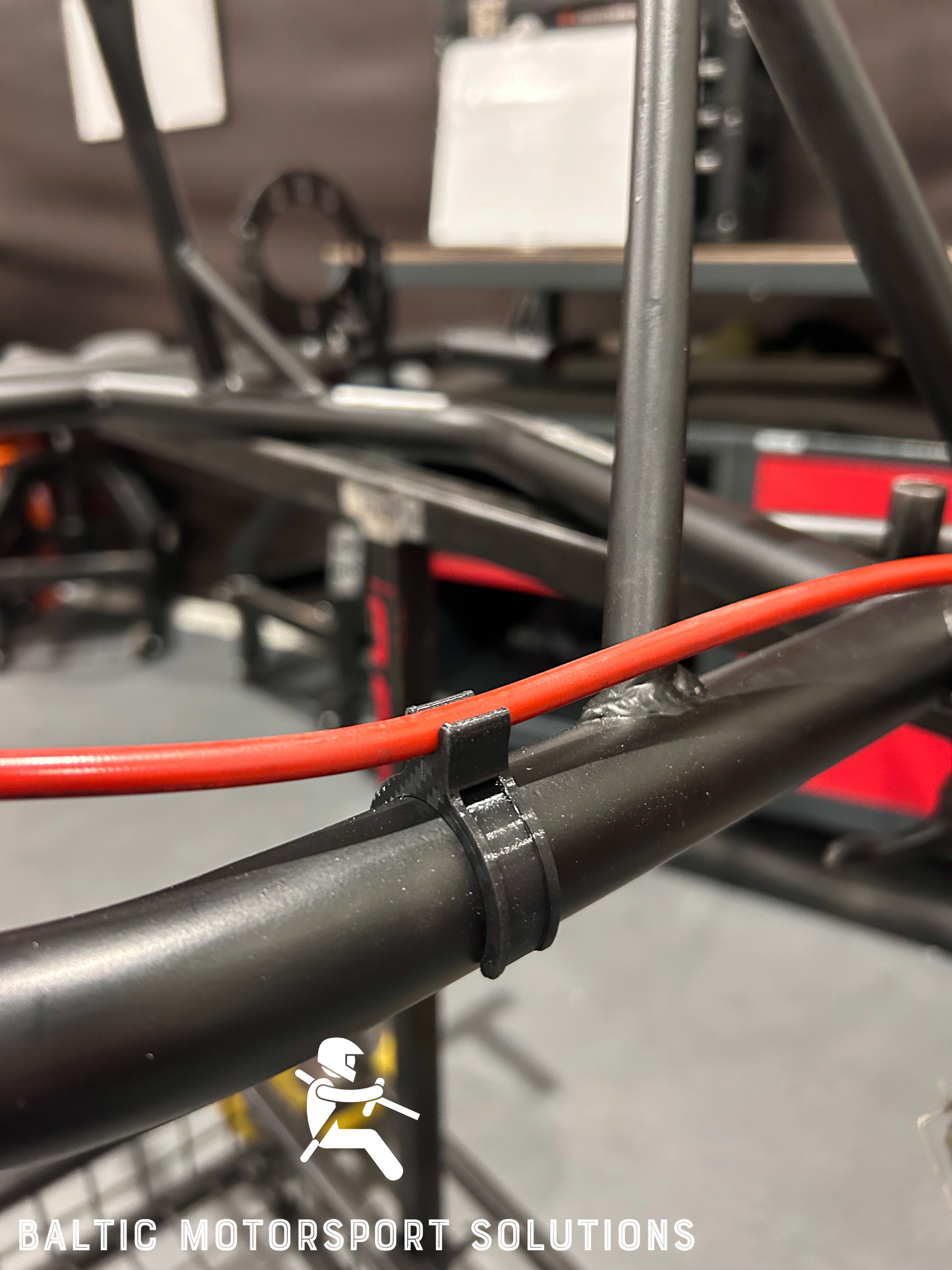 Go Kart Brake Line Clamp For 28, 30, 32mm Chassis