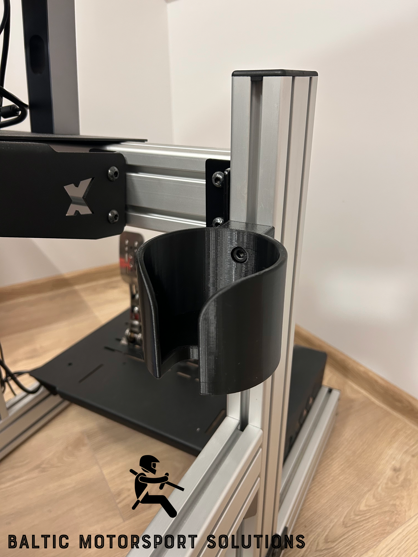 Sim Racing Cup Holder – Universal Simulator Drink Holder for Mugs, Cans & Bottles