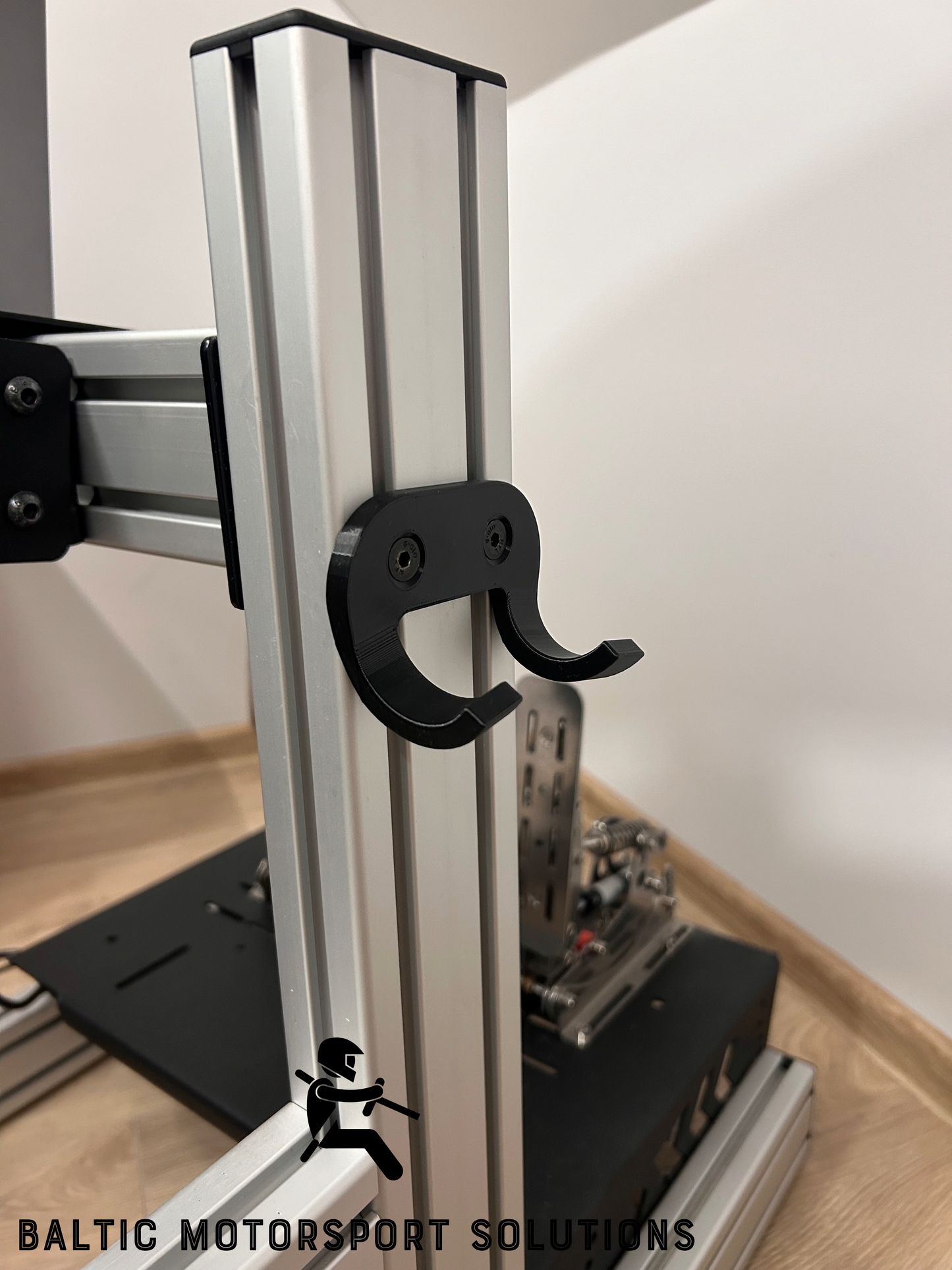 Sim Racing Headphones & VR Headset Hanger – Bolt-On Cockpit Mount