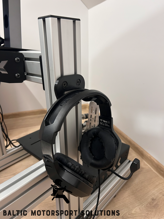 Sim Racing Headphones & VR Headset Hanger – Bolt-On Cockpit Mount