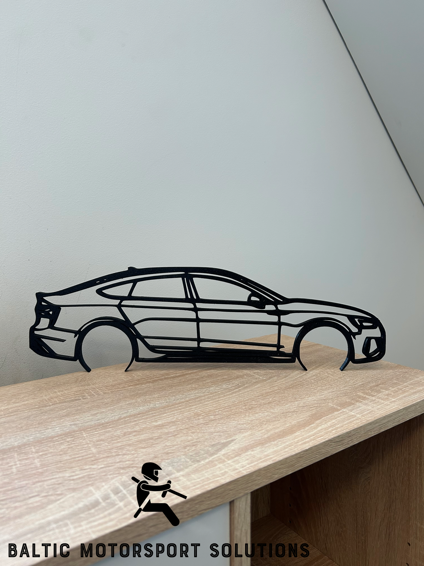 Audi RS5 SportBack 2022 Silhouette 3D Printed Wall Art