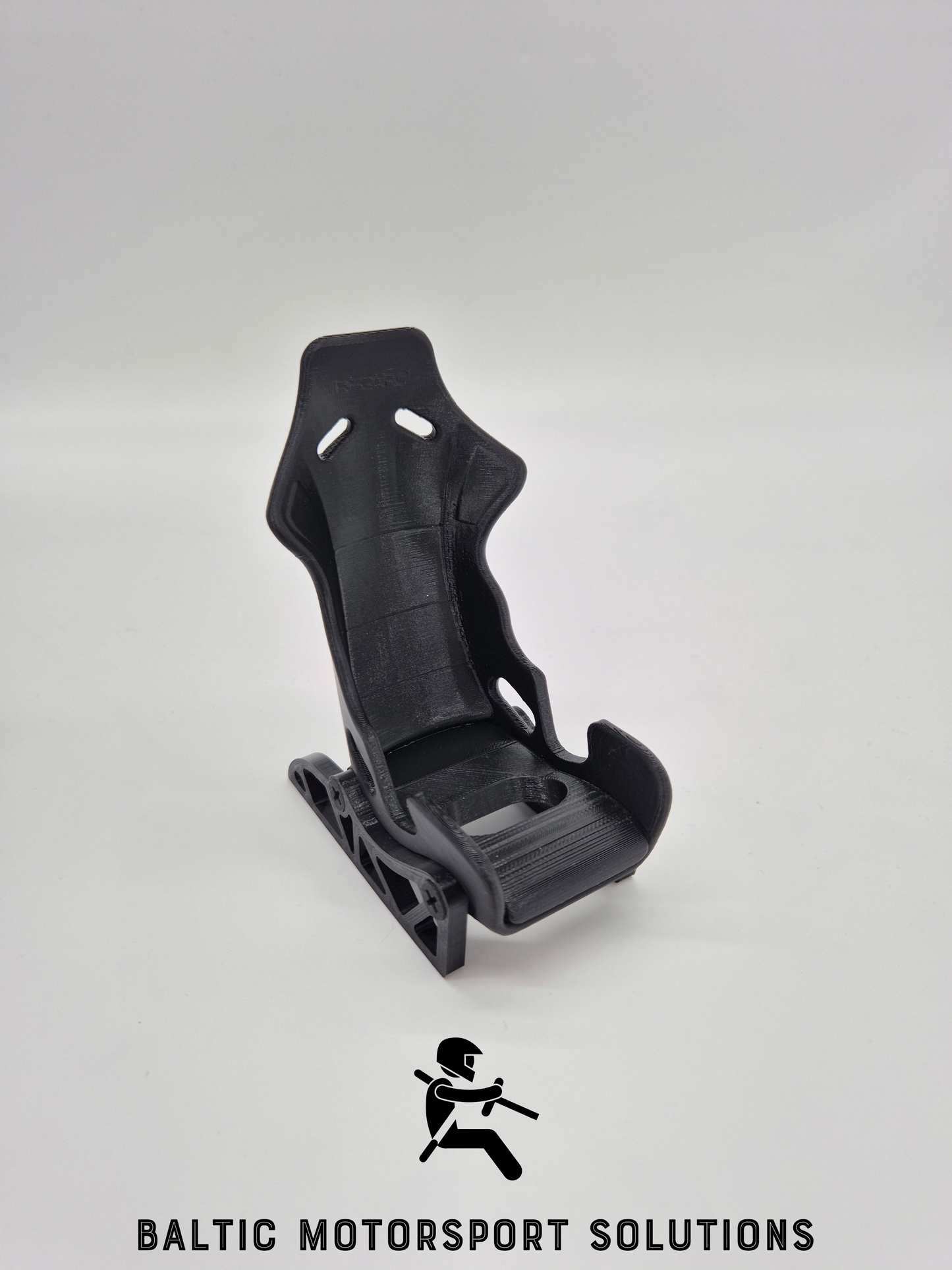 Race Car Seat Desk Phone Holder | Fun Office & Desk Accessory | Adjustable Smartphone Stand