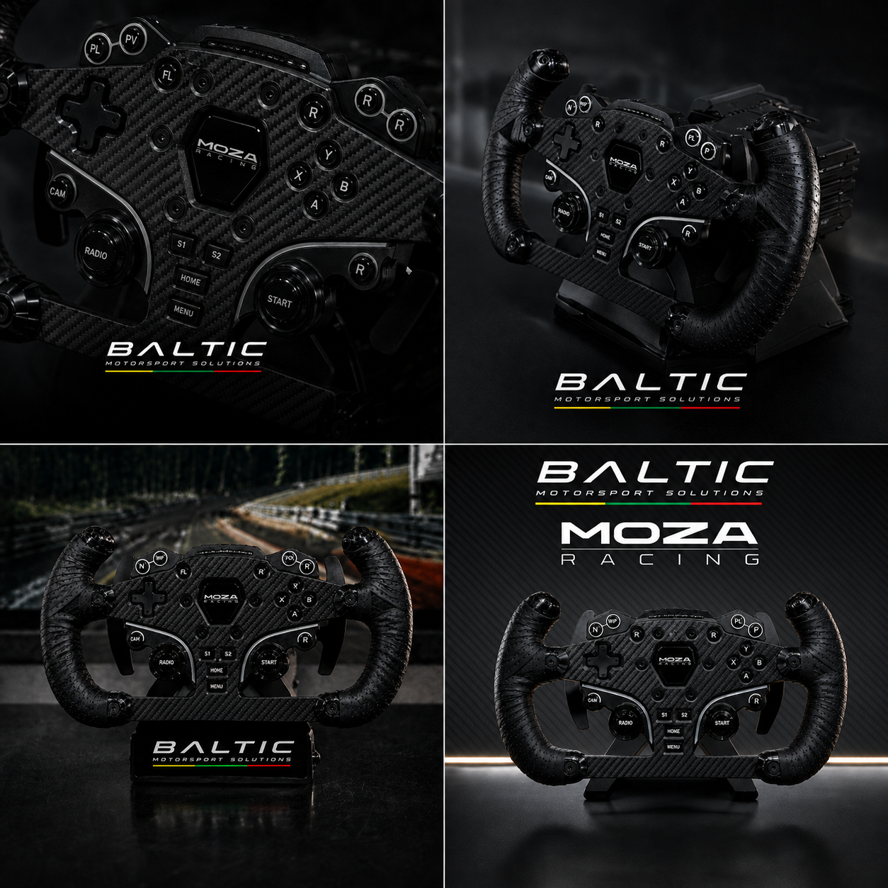3D Printed Formula Style 1 Wheel Mod for Moza ESX Steering Wheel