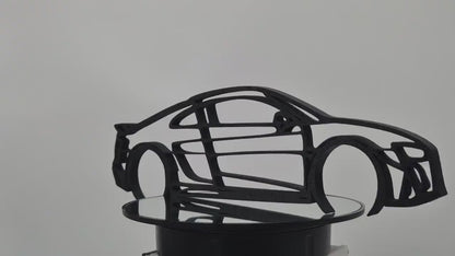 Audi R8 3D Printed Wall Art – Supercar Garage & Man Cave Decor