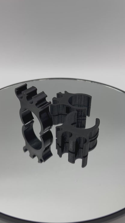 Go Kart Gas Cable & Double Fuel Line Chassis Clips – Fits KZ2 and Return-Line Karting