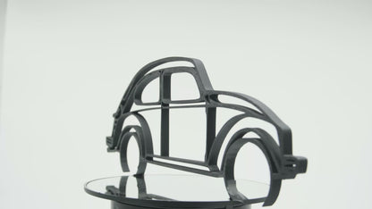 Volkswagen Beetle 3D Printed Wall Art, Classic VW Car Decor, Car Lover Gift