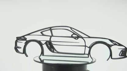 Porsche Car Wallpaper & Hanger - Home Decor for Auto Lovers