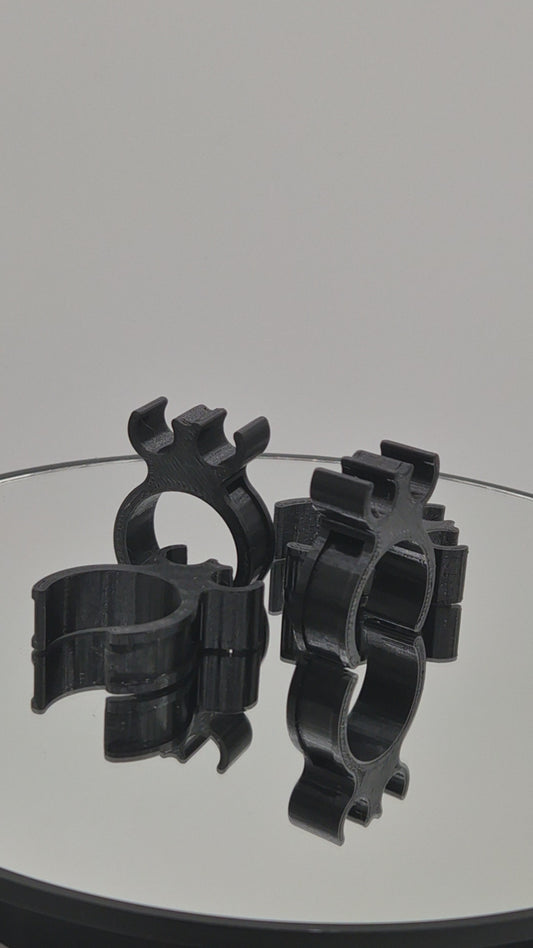 Go Kart Double Fuel Line Clamp For 28, 30, 32mm Chassis