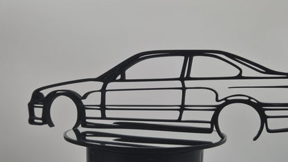 BMW M3 E36 3D Printed Wall Art – Automotive Garage & Man Cave Decor