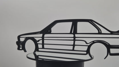 BMW M3 E30 3D Printed Wall Art – Classic Automotive Garage & Man Cave Decor