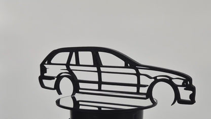 BMW E39 Touring 3D Printed Wall Art – Automotive Garage & Man Cave Decor
