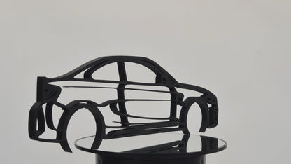 BMW M2 F87 2016 3D Printed Wall Art – Automotive Garage & Man Cave Decor