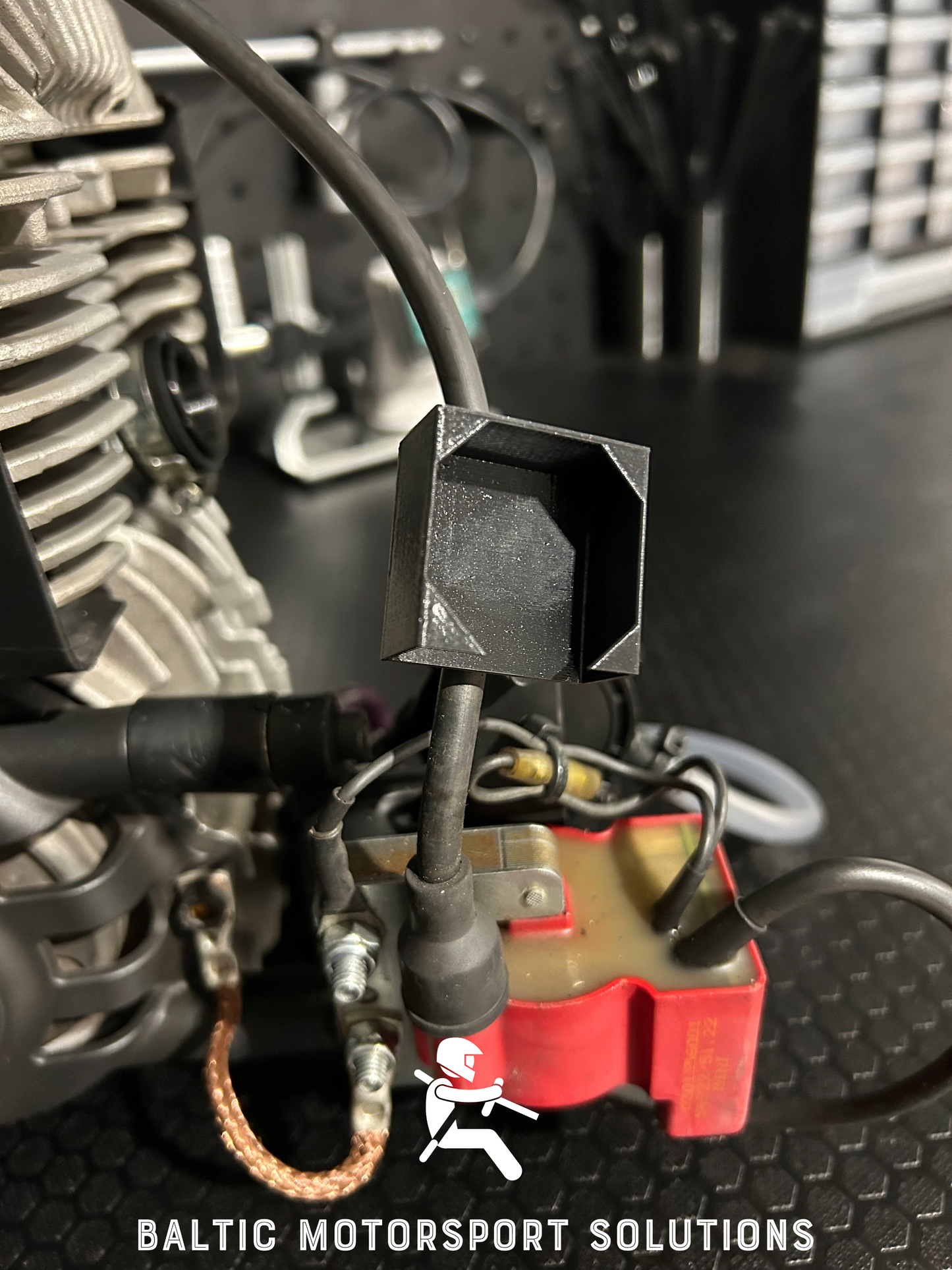 Go Kart Engine Hour Meter Holder for Oppama PET-3200H • Racing Kart Moto Mounting Bracket